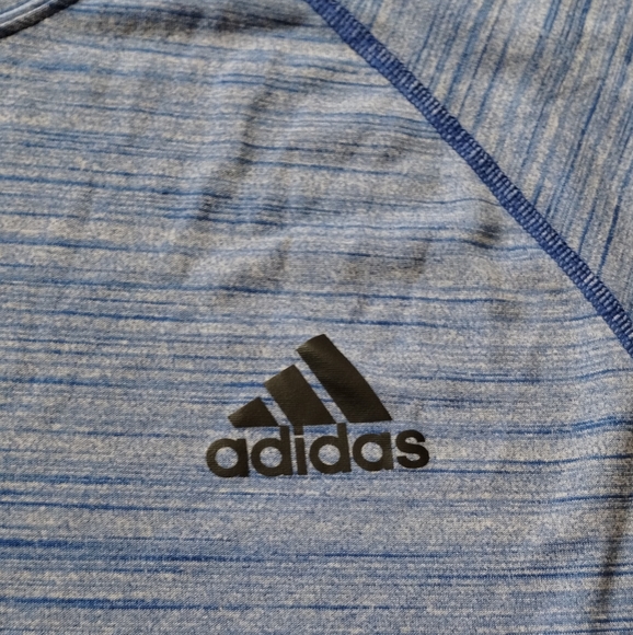 Adidas Ultimate Tee Climalite Long Sleeve Shirt Men M Casual Running WorkOut - Picture 6 of 14